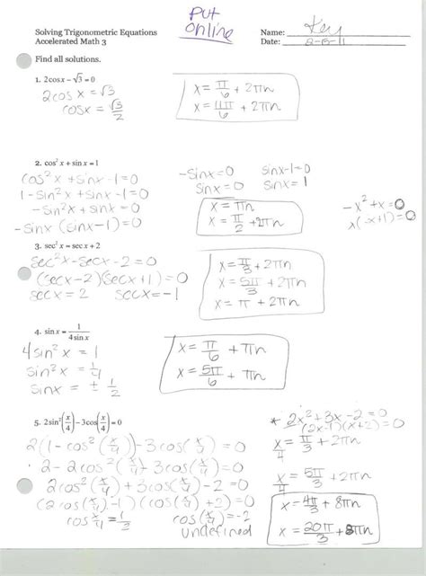 Understanding how to go about finding the answers to precalculus inverse functions worksheet answers can be a real challenge. Simplifying Trig Identities Worksheet | db-excel.com