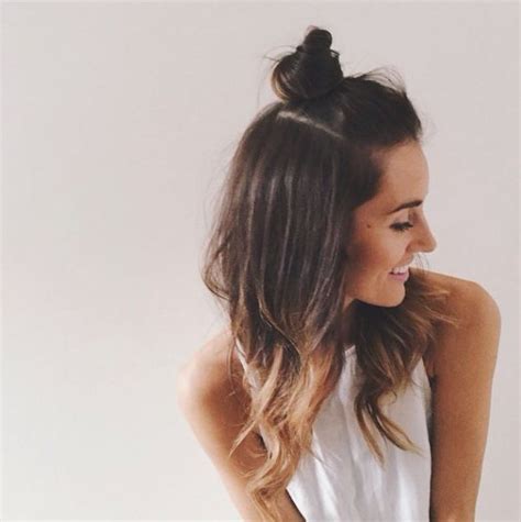 There are quite a number of half up half down hairstyles wedding. How To Do Hairstyle Trend Half Up Top Knot - Be Modish