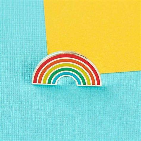 Rainbow Enamel Pin Punky Pins Punkypins