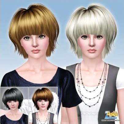 Check spelling or type a new query. Very short bob haircut ID 625 by Peggy Zone - Sims 3 Hairs