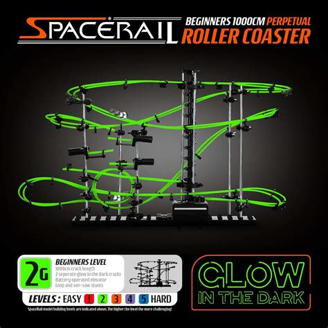Ckb Ltd Spacerail Perpetual Rollercoaster Glow In The Dark Level 2