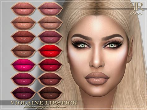 Frs Violaine Lipstick By Fashionroyaltysims At Tsr Sims 4 Updates