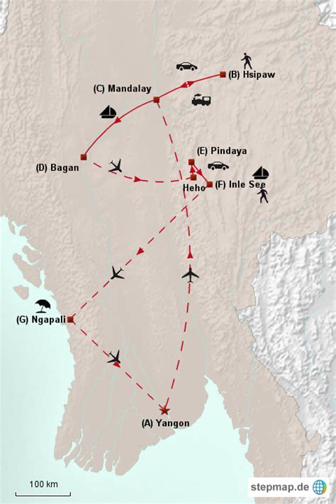 To its west is the bay of bengal and to its south is the andaman sea. Myanmar Rundreise für Entdecker mit Strand von simtis ...