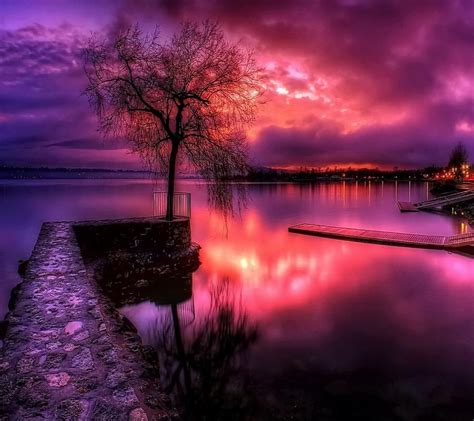 Purple Sunsets Remind Me Of My Old Friendi See Her Soul Splashed