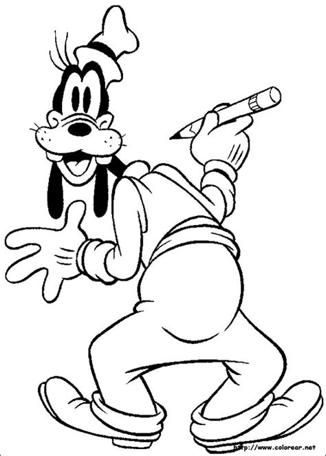 Dibujos Para Colorear De Goofy