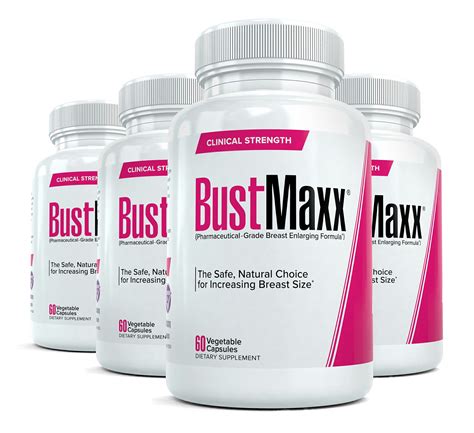 Fast Shipping Supplements Breast Enlargement Pills Bustmaxx 4 Bottle Best Natural Bust