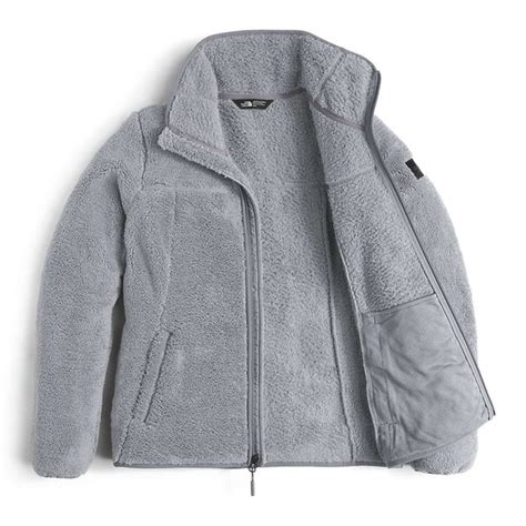 The North Face Women S Campshire Full Zip Sherpa Fleece In Mid Grey
