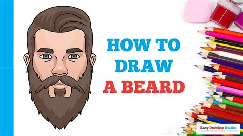 How To Draw A Beard In A Few Easy Steps Drawing Tutorial For Beginner