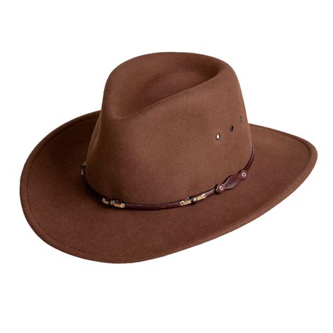 Stetson Mens Wildwood Crushable 100 Wool Felt Cowboy Hat All Colors