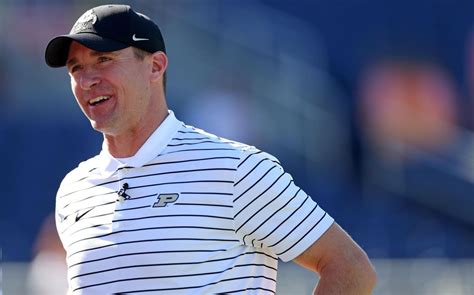 Drew Brees Joins Purdue Football Staff Offering A Way To Potentially