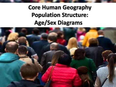 Population Structure And Agesex Diagrams Teaching Resources