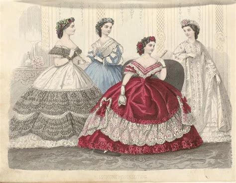 I have belle, a dark blue 1860 ball gown, as well, but i haven't worn her since 2011, and since most of the women in our dance troupe have blue dresses it's. In the Swan's Shadow | Victorian fashion, Fashion plates ...