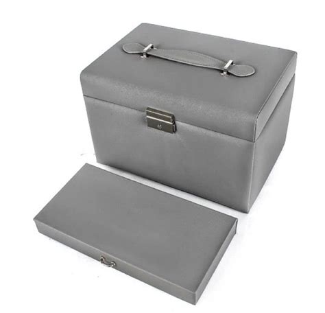 Luxury Grey Jewellery Leatherette Box With An Additional Etsy