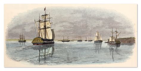 The First Fleet Entering Botany Bay The 18th Of January 1788