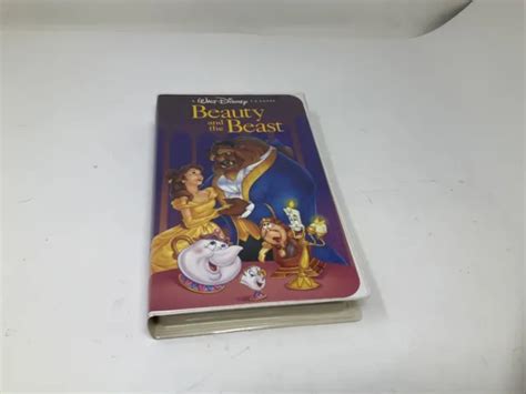 Walt Disney Beauty And The Beast 1992 Black Diamond Collectors Vhs