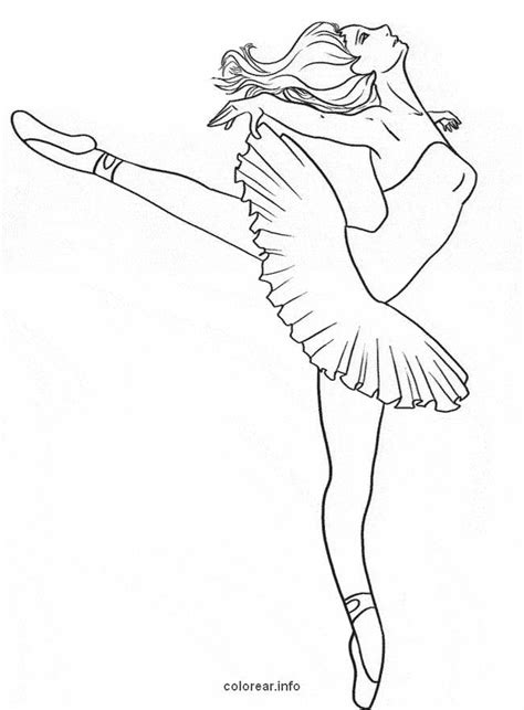 Bailarina Para Colorir E Imprimir Muito Fácil Colorir E Pintar