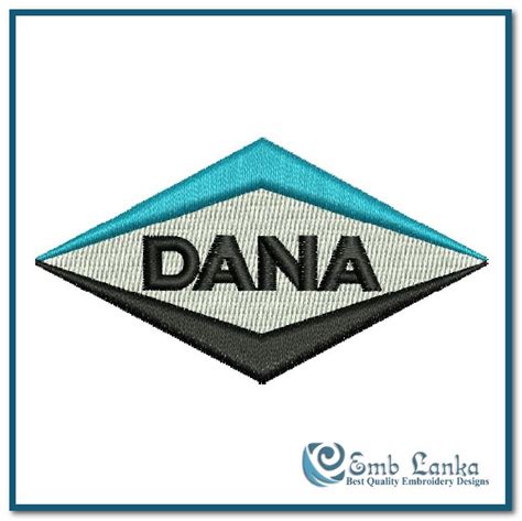 Dana Corporation Logo Embroidery Design Emblanka