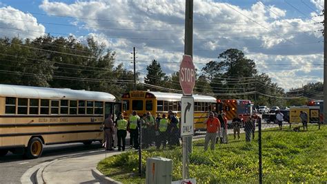 Osceola County School Buses Collide No Injuries Reported
