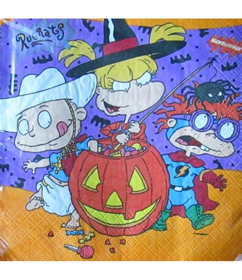 Rugrats Vintage 1998 Halloween Lunch Napkins 16ct