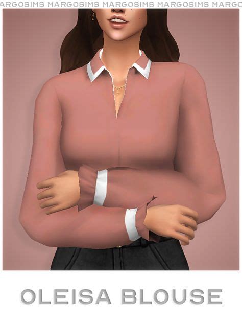 Pin On Sims 4 Blouses