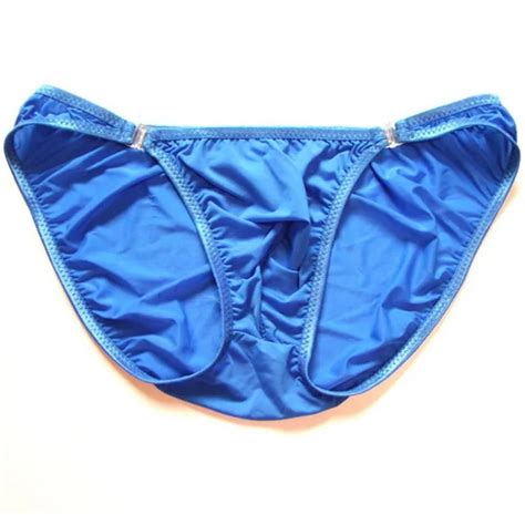 buckle bulges underwear briefs sexy u convex silk panties for lovers men underpants slips