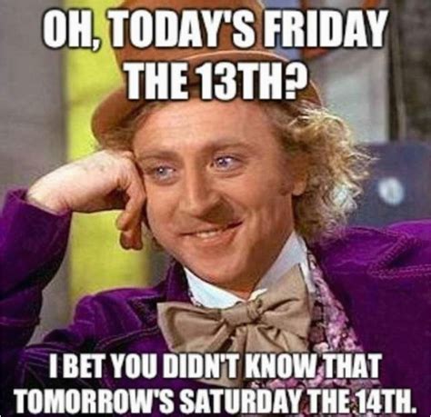 Friday The 13th Birthday Meme Best 25 Friday The 13th Memes Ideas On