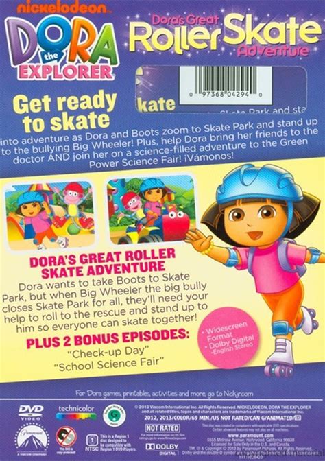 Dora The Explorer Doras Great Roller Skate Adventure Dvd Dvd Empire