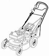 Lawn Mower Equipment Coloring Pages Argiculture Drawng sketch template