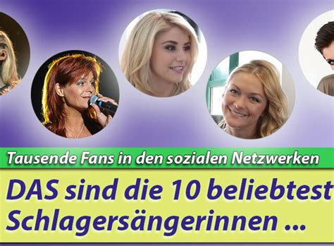 die 10 beliebtesten schlagersängerinnen schlager de