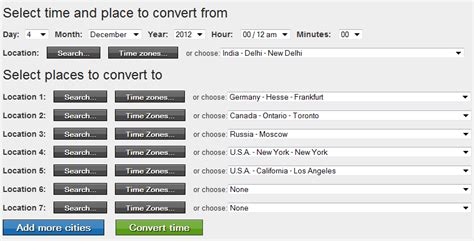 Easily find the exact time difference with the visual time zone converter. How to use the Time Zone Converter