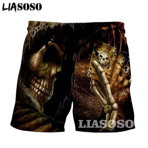 Buy Liasoso New Fashion Summer Men Beach Shorts 3d