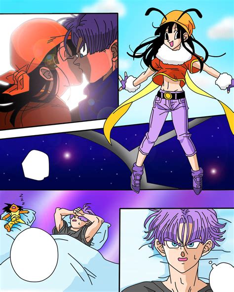 Trunks And Pan Dragon Ball Comic By Ladypan On Deviantart
