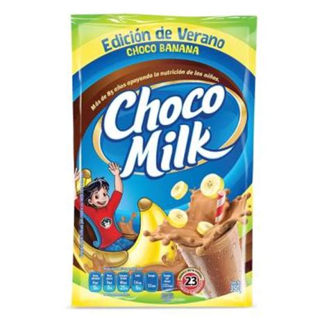 Alimento En Polvo Choco Milk Para Prepara Bebida Sabor Choco Banana 350 G Walmart