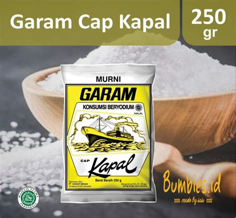 Garam Cap Kapal Beryodium Kemasan 250gram Lazada Indonesia