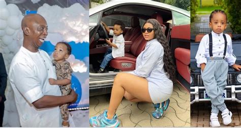 I Love Daddy More Than You Regina Daniels Son Picks Ned Nwoko Over Her Video Kanyi
