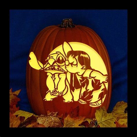 Pin By Mary On Stitch Halloween Pumpkin Carving Stencils Cute