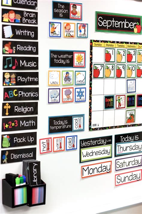 Printable Farmhouse Classroom Calendar Classroom Cale