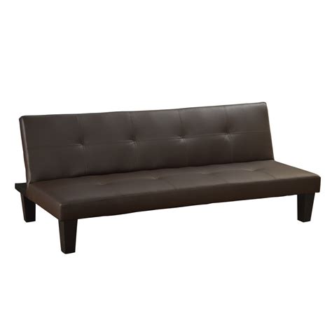 Sealy sofa convertibles monterey convertible sofa in heavenly dark sky blue. Homegear Modern Faux Leather Convertible 3 Seater Sofa ...