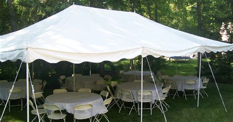 20 X 30 Pole Tent Package For Rent