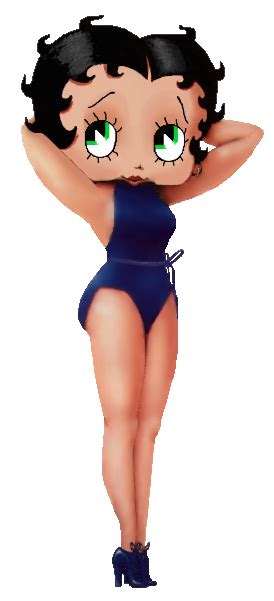Blue Swimsuit Betty Boop Animated Cartoon Characters Cool Cartoons