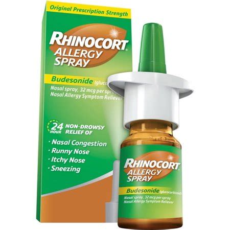It is important to recognize and appropriately treat. Rhinocort 24 Hour Non-Drowsy Allergy Relief Spray 120 ea ...