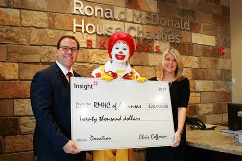 Corporate Donations Ronald Mcdonald House Charities Of Arkansas