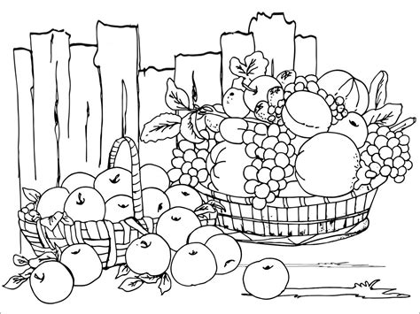 Top Galery Harvest Coloring Pages For Adults