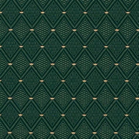 Emerald Green Geometric Diamond Damask Upholstery Fabric