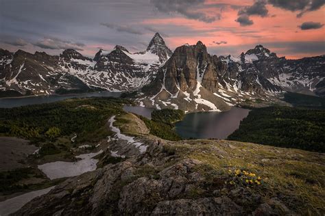 Sunset At Mount Assiniboine Canada By Mattmacpherson Redbubble