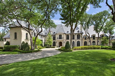 12000 Square Foot Newly Listed French Style Mansion In Dallas Tx
