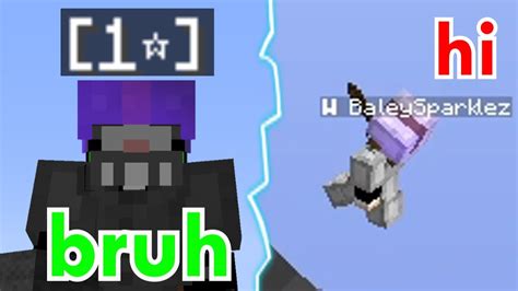 Bedwars Noob Meets Fly Hacker Youtube