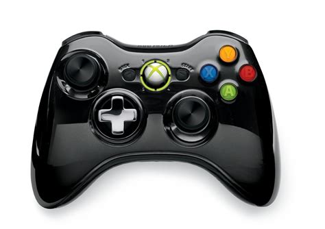 Official Xbox 360 Controller Wireless Chrome Black Limited