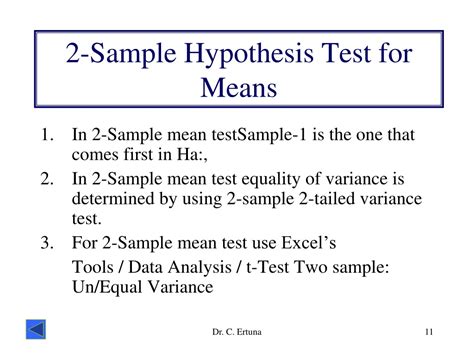 Ppt Hypothesis Testing 2 Samples Powerpoint Presentation Free