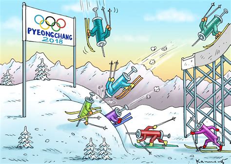 Cartoons Winter Olympics In The Spotlight
